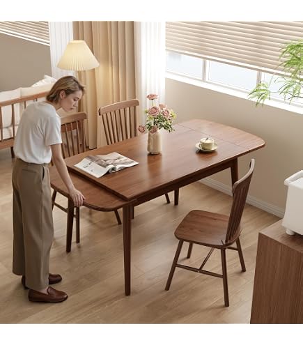 Amazon.com - BOWERY HILL Extendable Wood Dining Table, 84